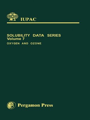 cover image of Oxygen and Ozone
